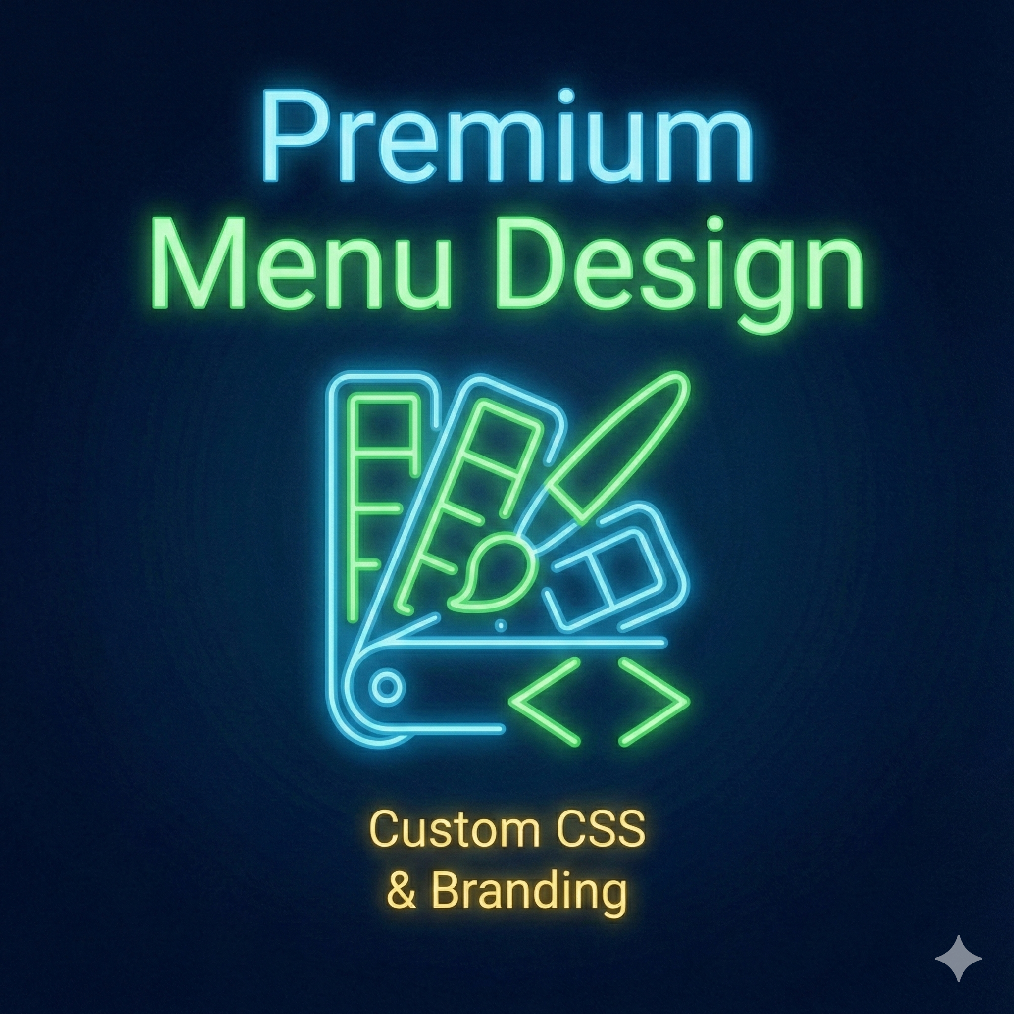 menu design service